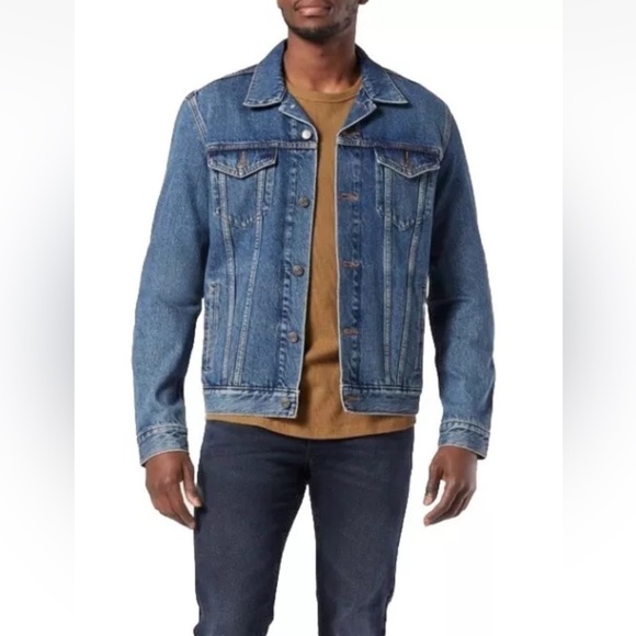 Vtg Y2K Levis Signature Trucker Type III Denim Jacket Mens XL Blue Western 10/04 - Picture 1 of 16